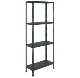 Стеллаж MS STANDART 2000x700x500 (4 полки) black