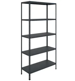 Стеллаж MS STANDART 2000x1000x300 (5 полок) Black