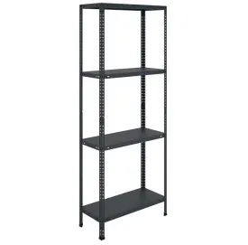 Стеллаж MS STANDART 2000x700x600 (4 полки) black