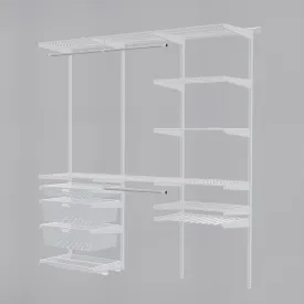 Гардеробная система ПРАКТИК Home Прихожая Large 3 белая