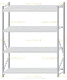 Стеллаж MS Pro Z 2000x1500x600 (4 яруса)