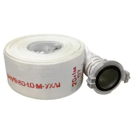 Рукав РПК(В)-Н/В-Ду-1,0-УХЛ1 (20±1м , 1.0 МПа) Классик 80 мм в сборе с головками ГР-80 А-П
