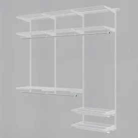 Гардеробная система ПРАКТИК Home Прихожая Medium 15 белая