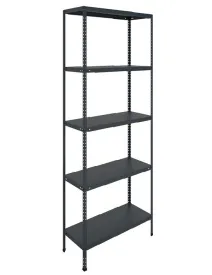 Стеллаж MS STANDART 2000x700x600 (5 полок) black