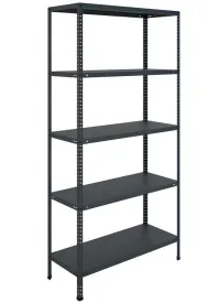 Стеллаж MS STANDART 2000x1000x600 (5 полок) Black