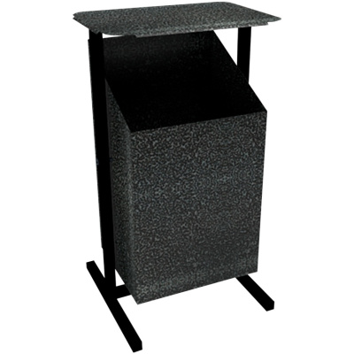 Урна уличная «Уралочка 2» (с крышкой) 24л, с фиксатором