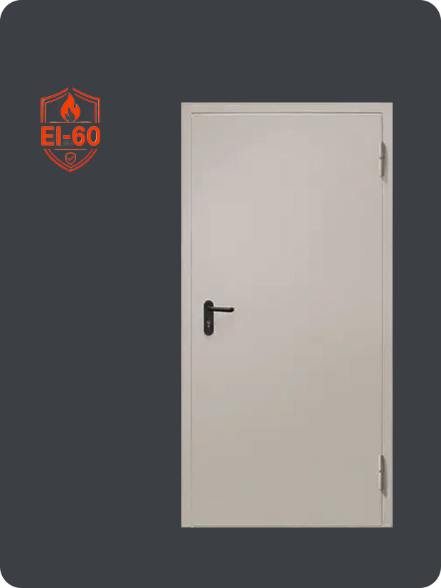 Монтаж однопольной двери полного остекления EISW