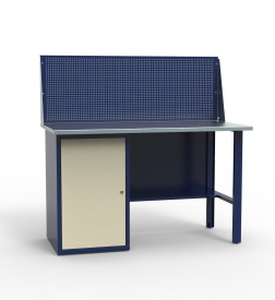 Верстак однотумбовый с экраном СВ-1Т.01.00.14_сб3