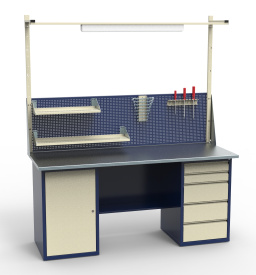 Верстак металлический с тумбой, драйвером и экраном СВ-2Т.01.05.19_сб2