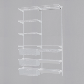 Гардеробная система ПРАКТИК Home Прихожая Large 1 белая