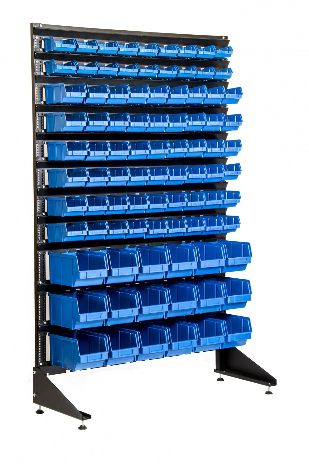 Стеллаж с пластиковыми ящиками 1501-2/6/3 S