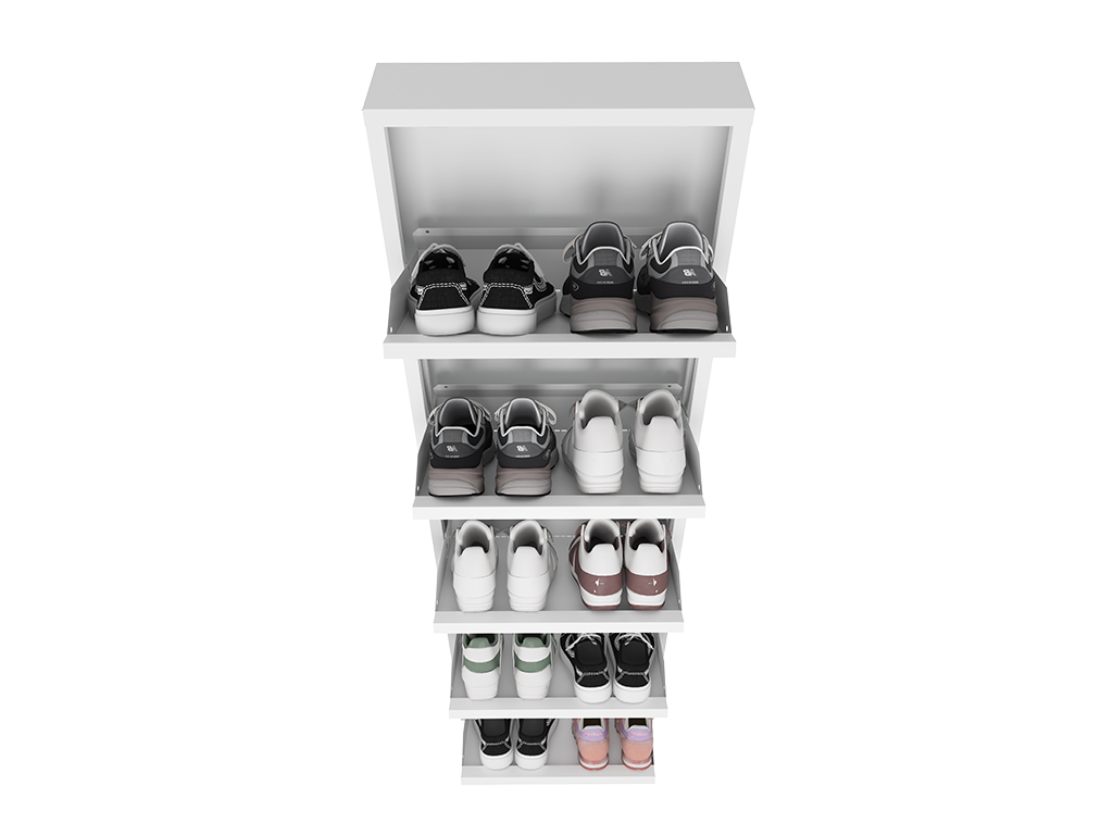 Обувница Практик ОМ-5 белая
