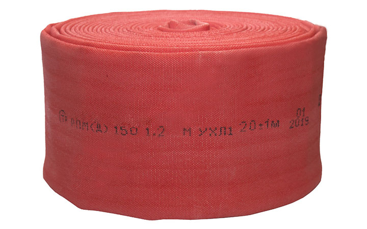 Рукав РПМ(Д)-1,6-ИМ-УХЛ1  (20±1м, 1.6 МПа) Латексированный 150мм в сборе с головками ГР-150ал 1,2МПа