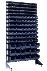 Стеллаж с пластиковыми ящиками 1801-4/7/3 CH