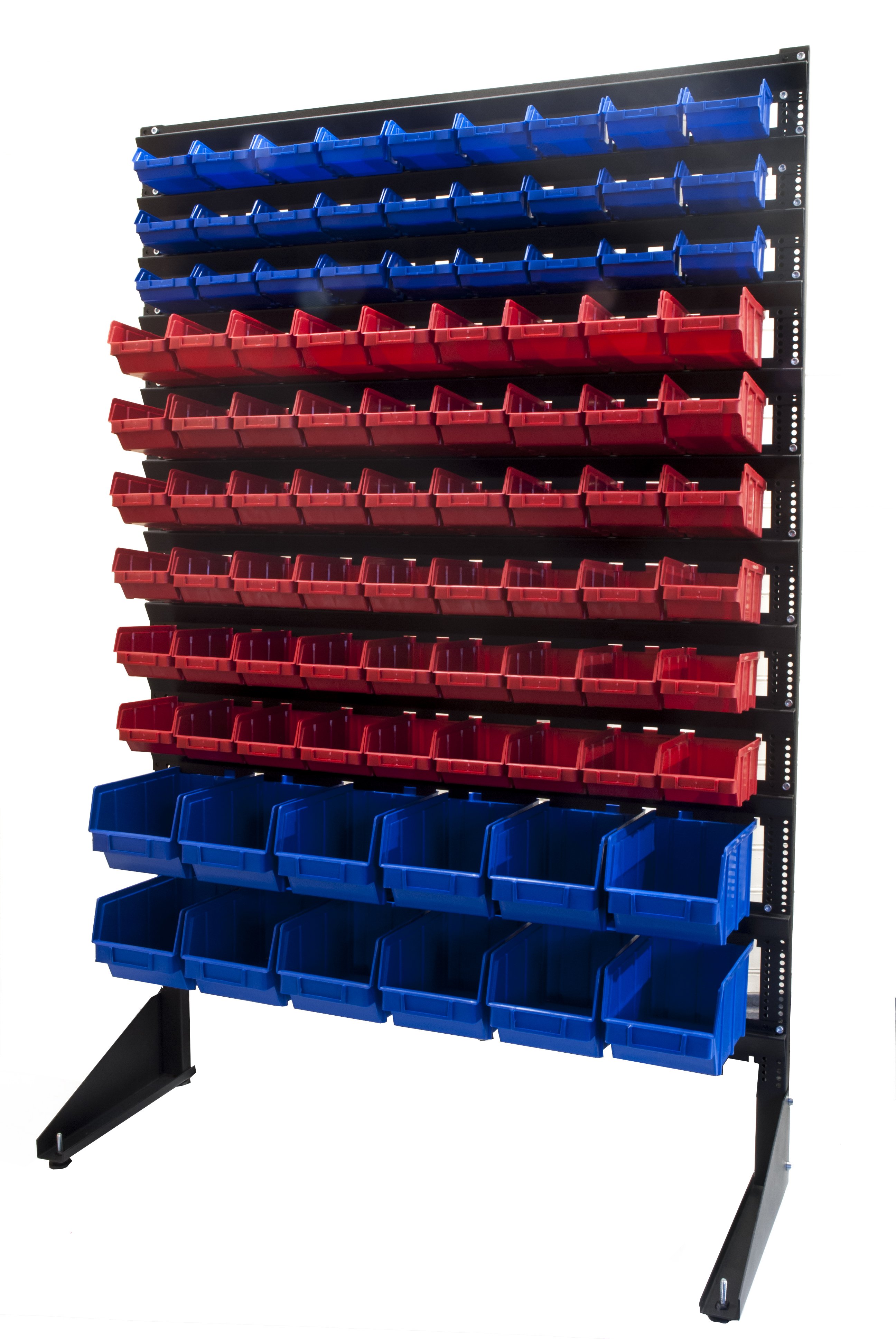 Стеллаж с пластиковыми ящиками 1501-1501-3/6/2