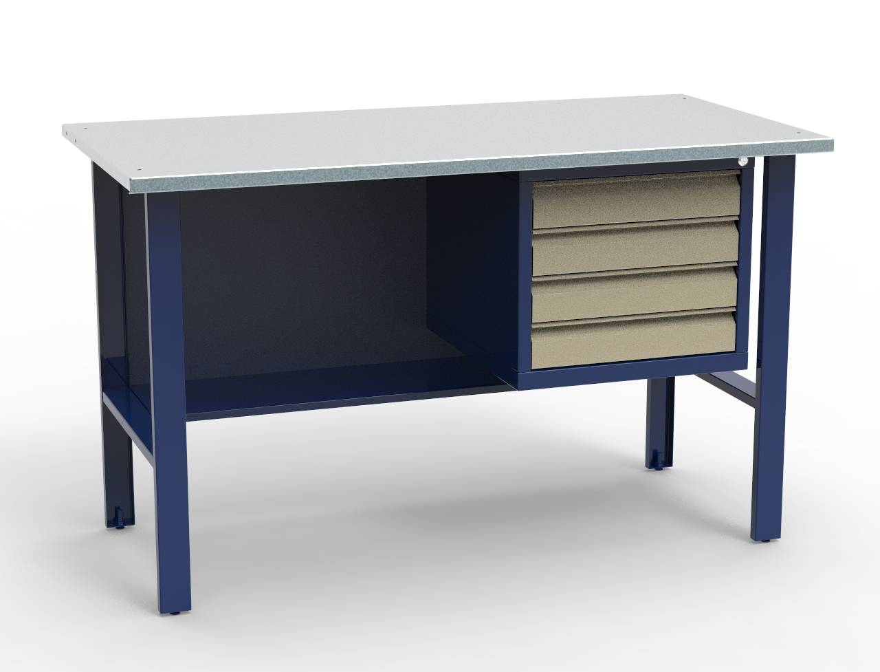 Стол-верстак c подвесной тумбой СВ-0Т.00.00.14_сб2