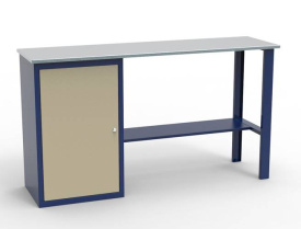 Верстак слесарный для гаража однотумбовый — ЛВ-1Т.01.00