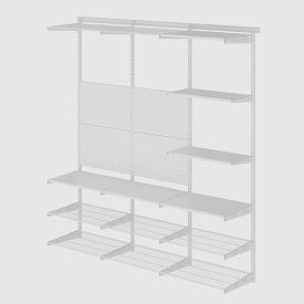 Гардеробная система ПРАКТИК Home Дача 2 белая