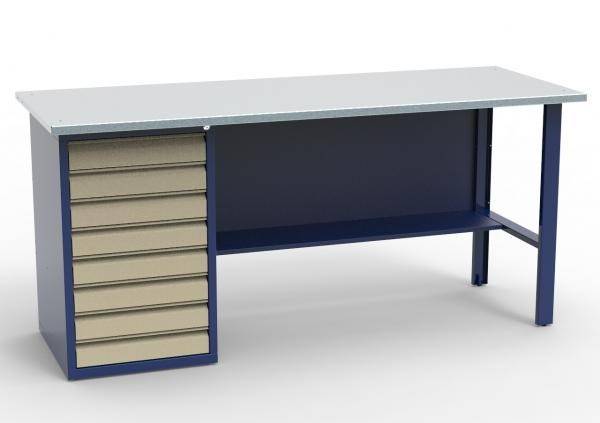 Верстак для производства с одной тумбой - СВ-1Т.08.00.19