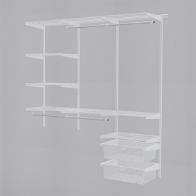 Гардеробная система ПРАКТИК Home Прихожая Medium 14 белая