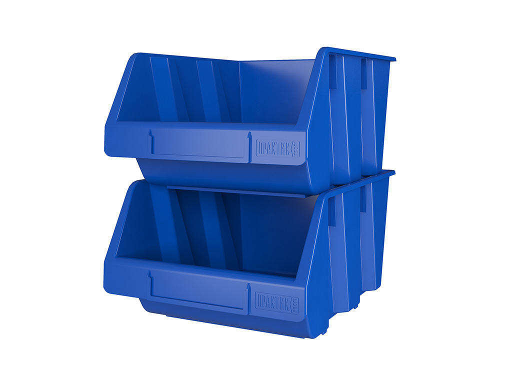 Ящик пластиковый Практик 150х230х300 синий
