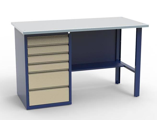 Верстак с одной тумбой - СВ-1Т.06.00.14