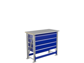 Верстак ПРАКТИК Master MT100.MF1.MF1.400