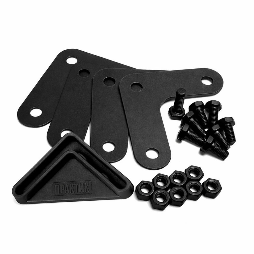 Крепеж стойки MS Standart (уголки 4 шт) Black