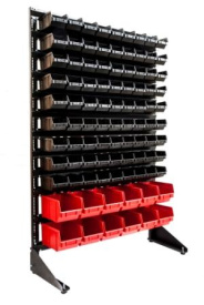 Стеллаж с пластиковыми ящиками 1501-0/9/2 СH-K