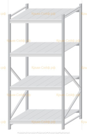 Стеллаж MS Pro Z 2000x900x1000 (4 яруса)