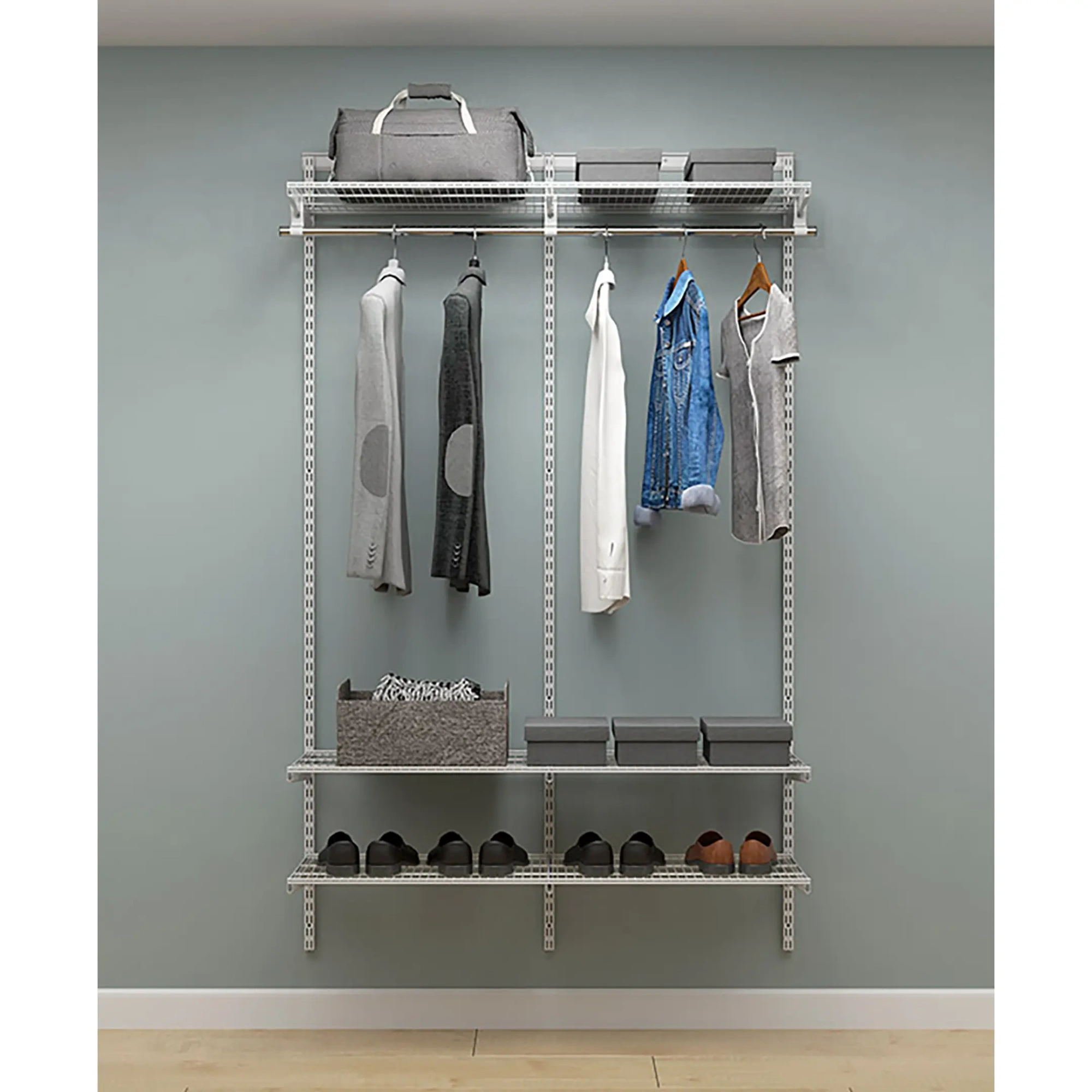 Гардеробная система ПРАКТИК Home Прихожая Medium 8 белая