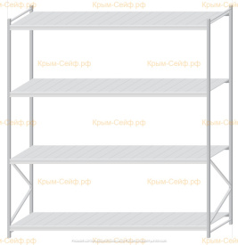 Стеллаж MS Pro Z 3000x2700x1000 (4 яруса)