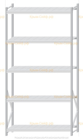 Стеллаж MS Pro Z 3000x1500x500 (5 ярусов)