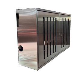 Пожарный щит закрытый ЩПЗ из нержавеющей стали