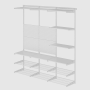 Гардеробная система ПРАКТИК Home Дача 2 белая