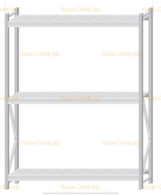 Стеллаж MS Pro Z 2000x1500x400 (3 яруса)