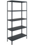 Стеллаж MS STANDART 2000x1000x600 (5 полок) Black