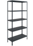 Стеллаж MS STANDART 2000x1000x400 (5 полок) Black