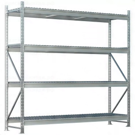 Стеллаж MS Pro Z 2500x2100x1000 (4 яруса с секционным сетчатым настилом)