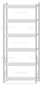 Стеллаж MS Pro Z 3000x1200x400 (6 ярусов)