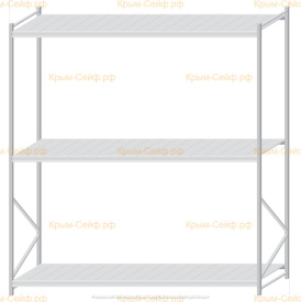 Стеллаж MS Pro Z 3000x2700x1000 (3 яруса)