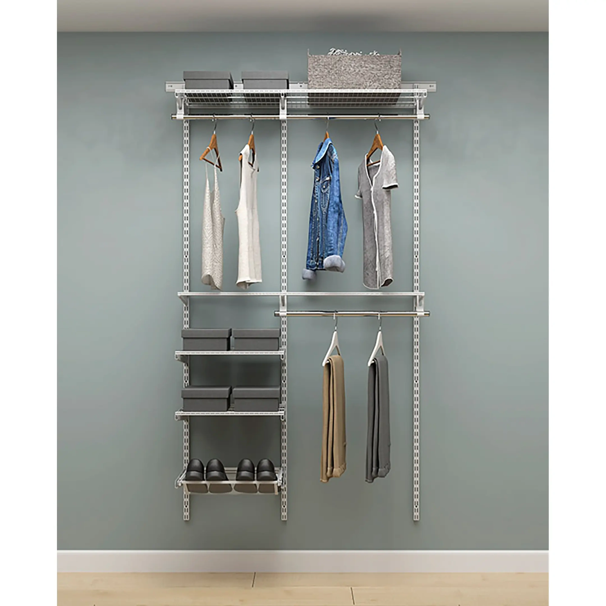 Гардеробная система ПРАКТИК Home Прихожая Medium 5 белая