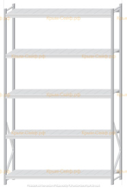 Стеллаж MS Pro Z 3000x1800x500 (5 ярусов)