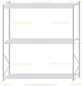 Стеллаж MS Pro Z 3000x2700x800 (3 яруса)