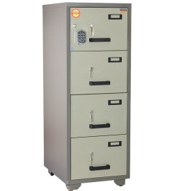 Огнестойкий картотечный шкаф Valberg FC 4E-KK