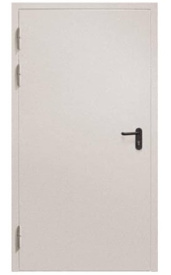 Дверь 2080*1080 EI-60 (левая, 7035, шагрень, наличник 50, порог, размер по коробке)