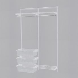 Гардеробная система ПРАКТИК Home Прихожая Medium 7 белая