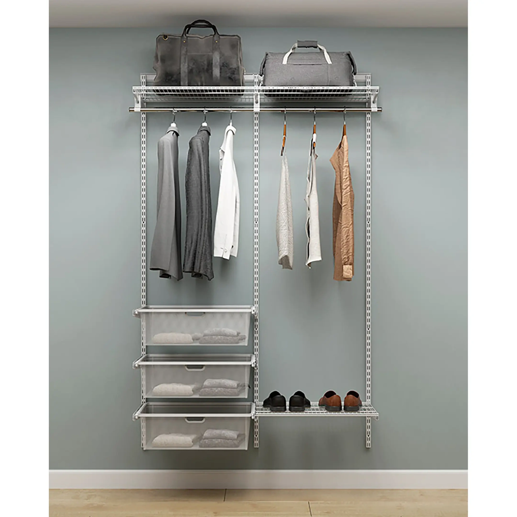 Гардеробная система ПРАКТИК Home Прихожая Medium 7 белая