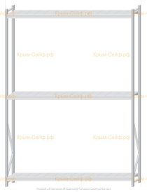 Стеллаж MS Pro Z 3000x2100x400 (3 яруса)