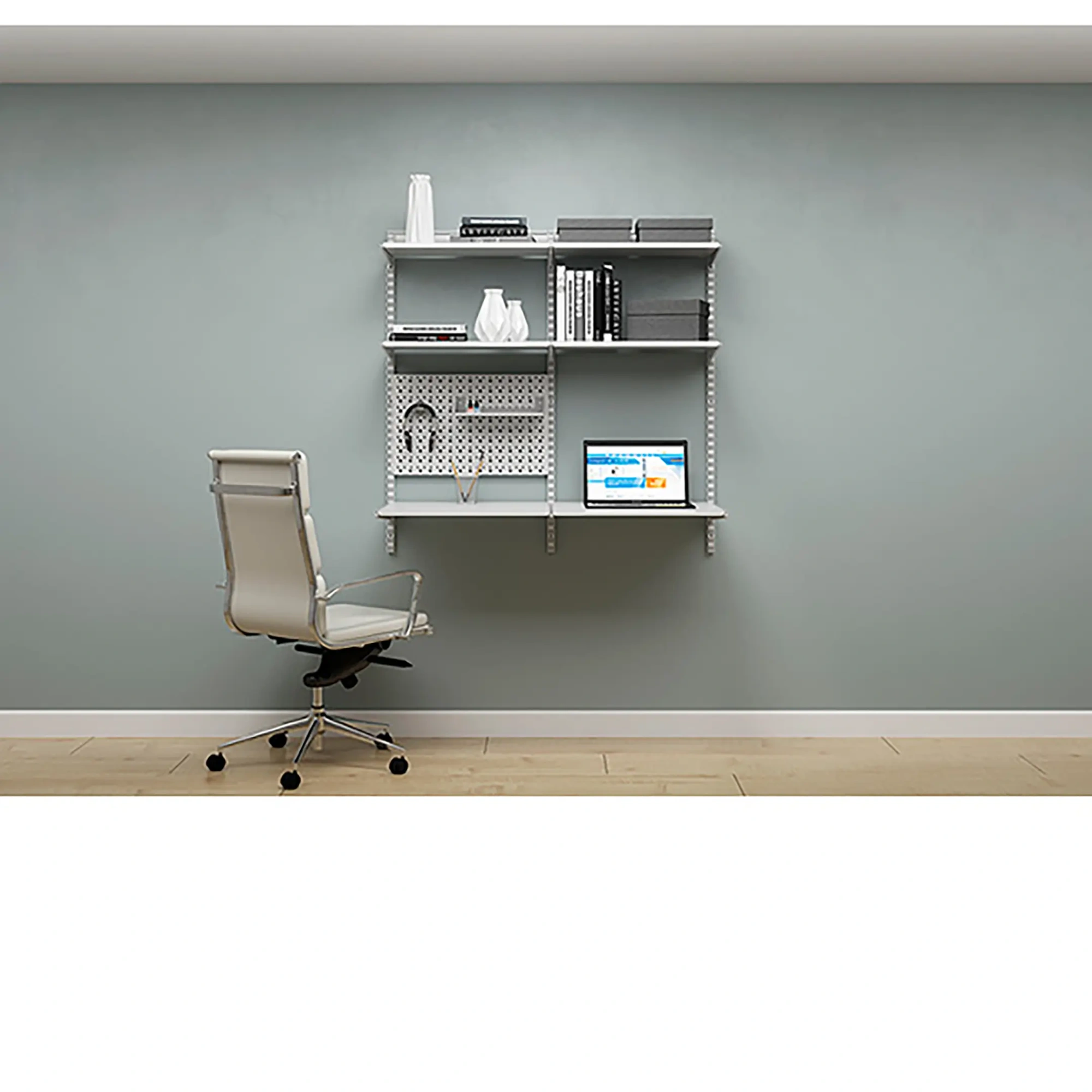 Гардеробная система ПРАКТИК Home Офис 4 белая